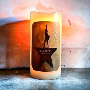 Broadway Hamilton Musical Theater Flameless Candle